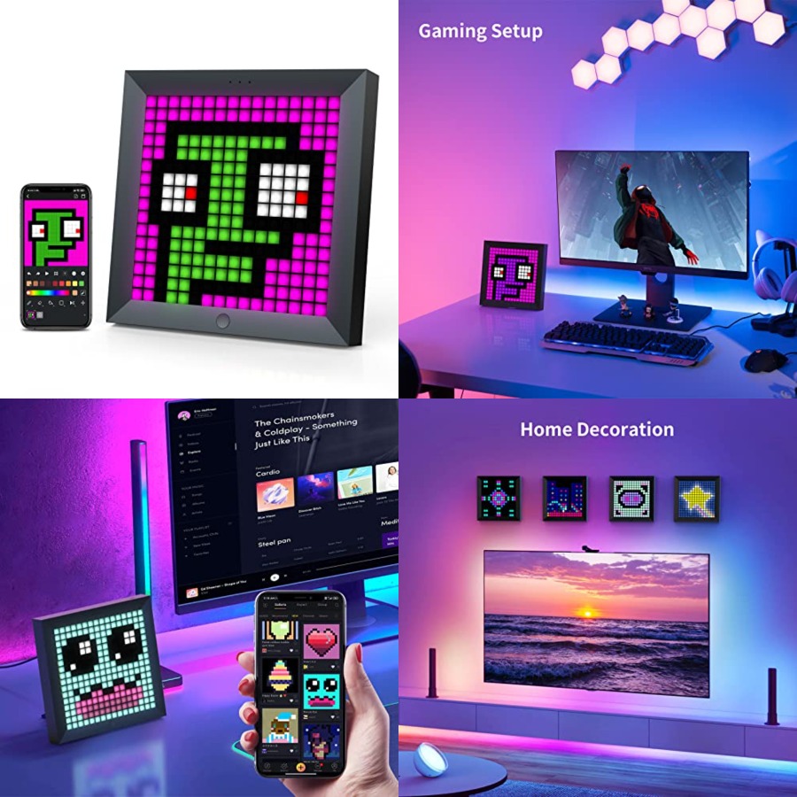 Pc Gaming Rgb - LED Light Pixel Display Panel Suit