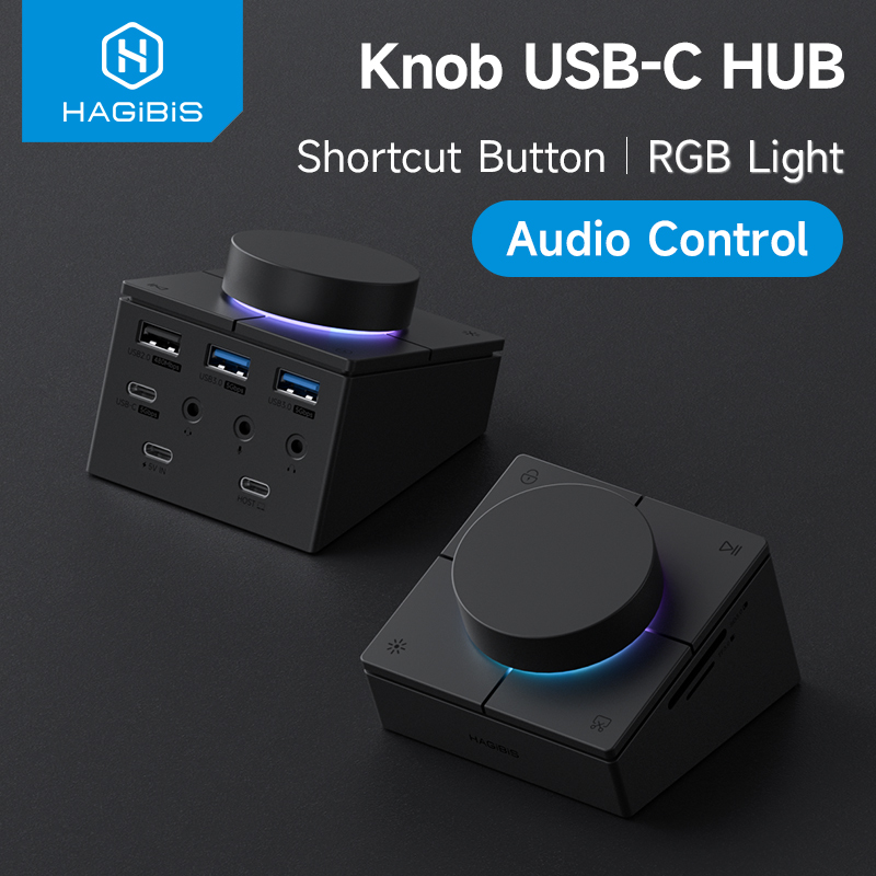 Usb Hub Gaming - Hagibis Knob USB C Hub With