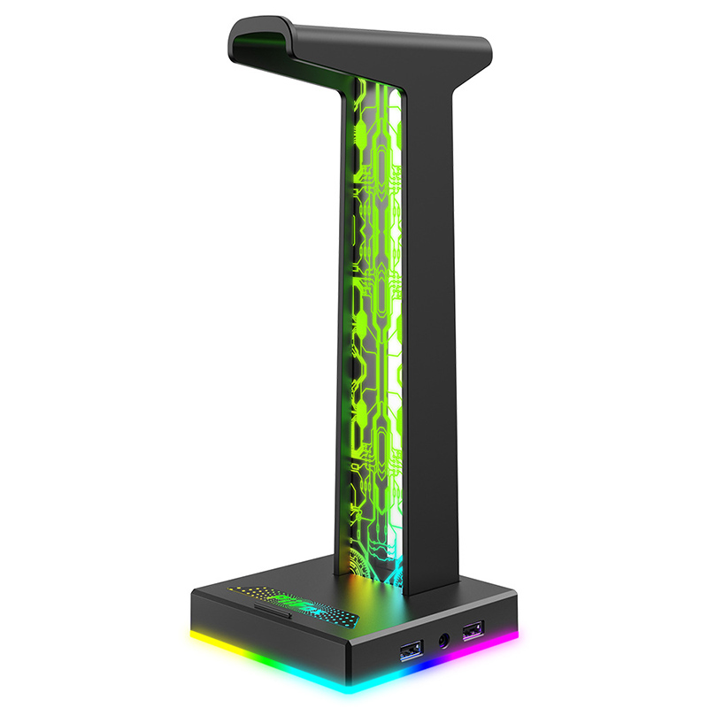 Pc Gaming Rgb - RGB Gaming Headphone Stand Dual USB