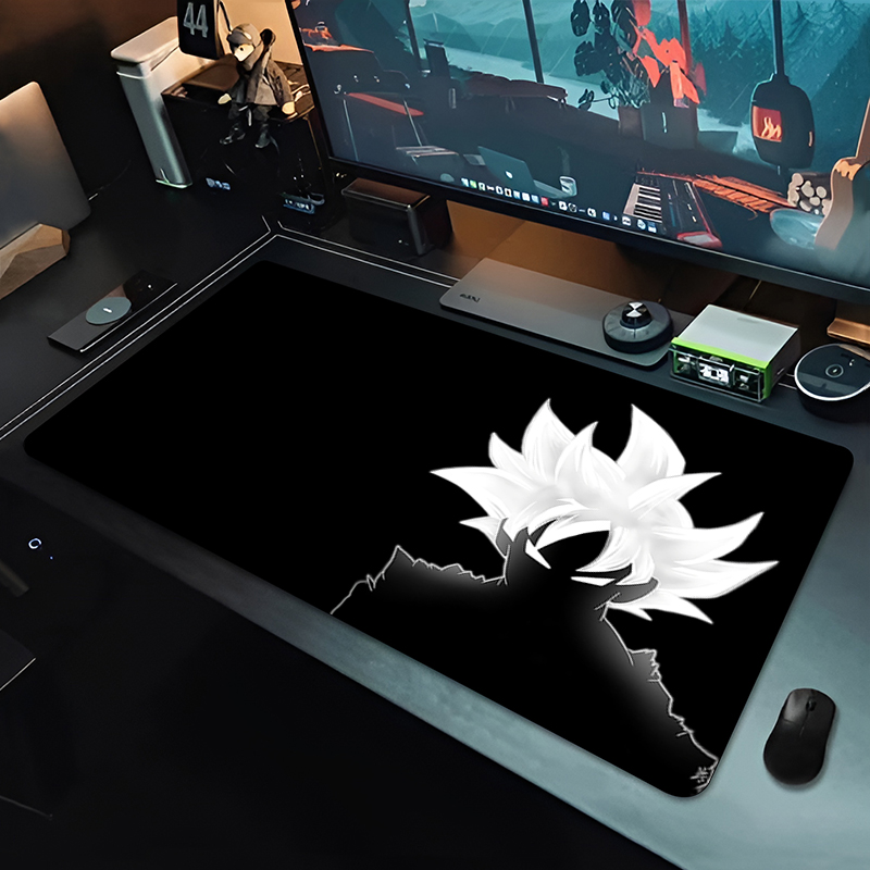 Pc Gaming Upgrades - DBZ Black Anime Mouse Pad Dragon
