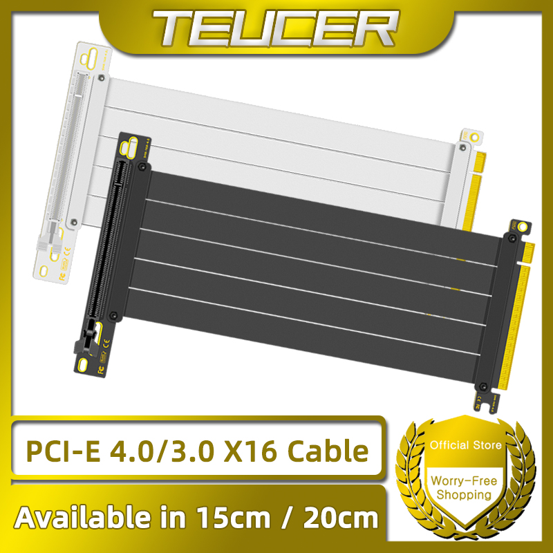 Gpu Vertical Mount - TEUCER PCI-E 4.0 X16 Riser Cable
