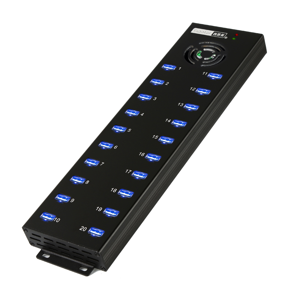 Usb Hub Gaming - Sipolar 20-Cổng USB 2.0 Mountable Sạc