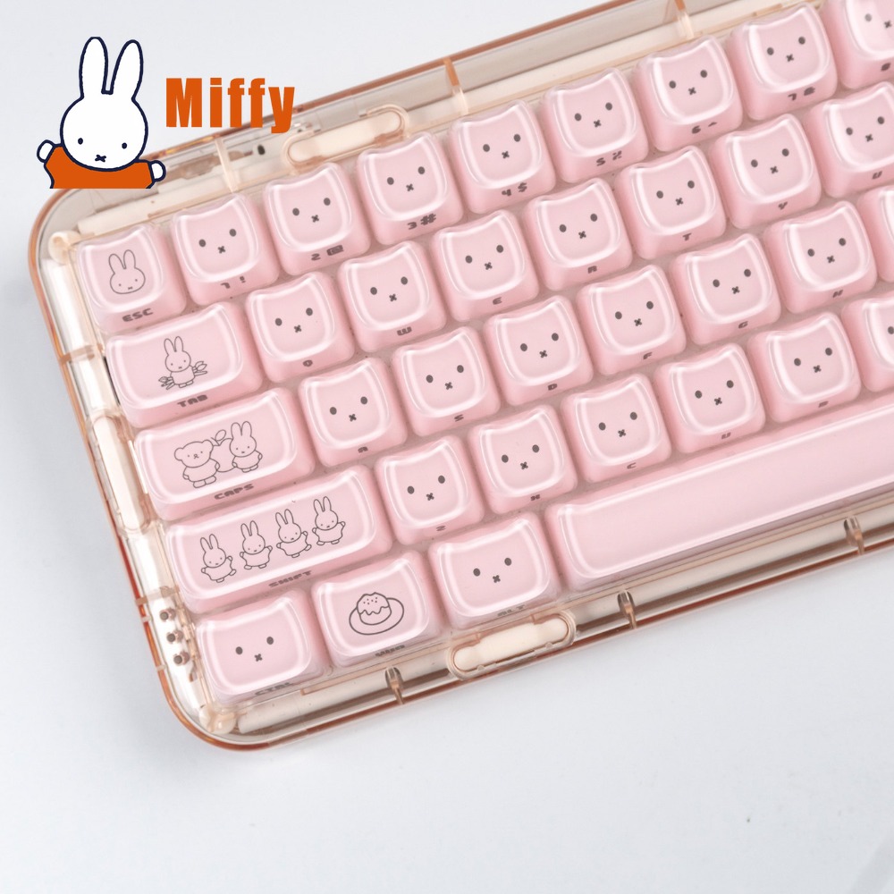 Kawaii Miffy Keycaps Cute Rabb - đánh giá và giá Pc Gaming Kawaii