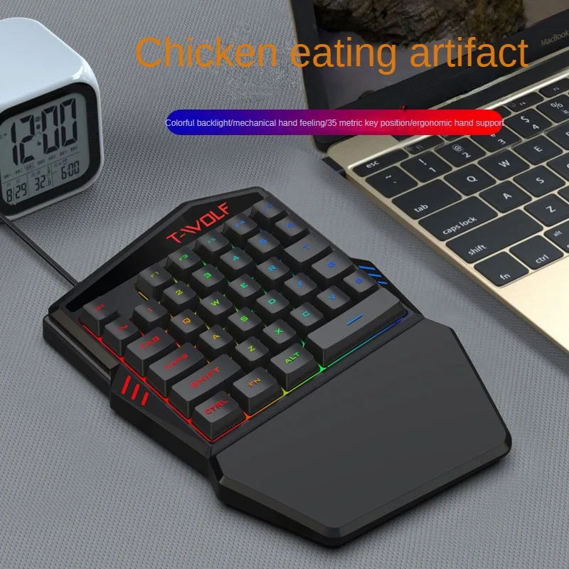 T-WOLF TF900 One Handed Keyboa - đánh giá và giá Pc Gaming Kit