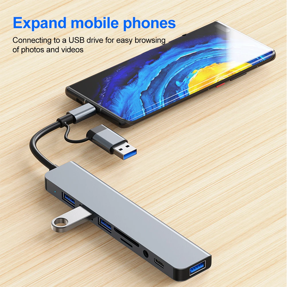 5Gbps USB 3.0 HUB USB C HUB US - đánh giá và giá Usb Hub Gaming