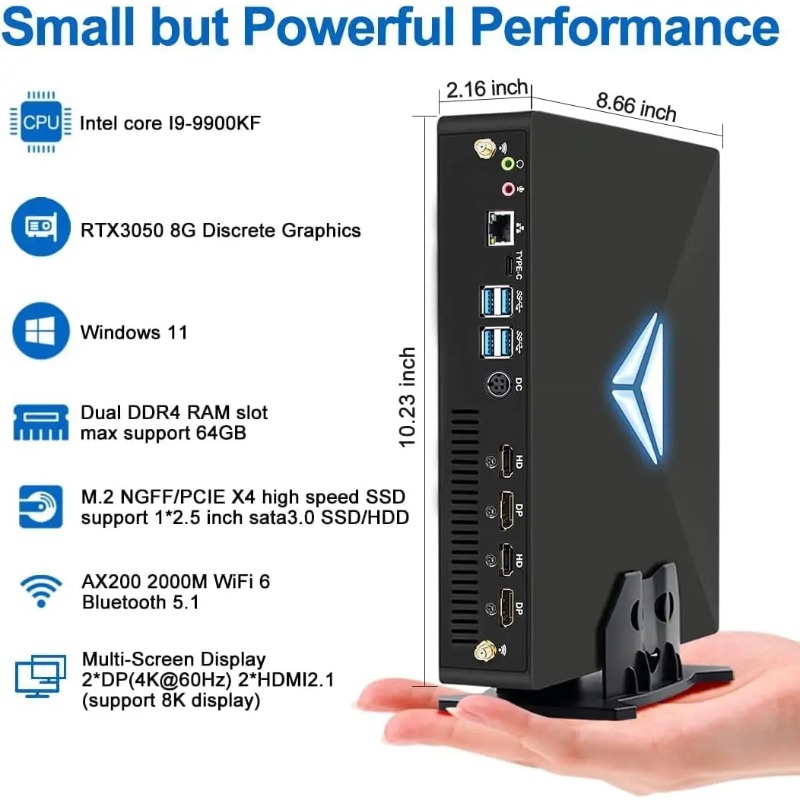 【New Arrival】Mini Desktop PC I - đánh giá và giá Pc Gaming I7