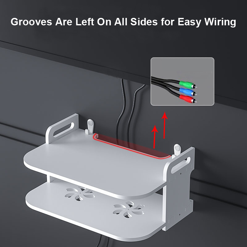Wall-Mounted Router Cable Orga - đánh giá và giá Desk Cable Organizer