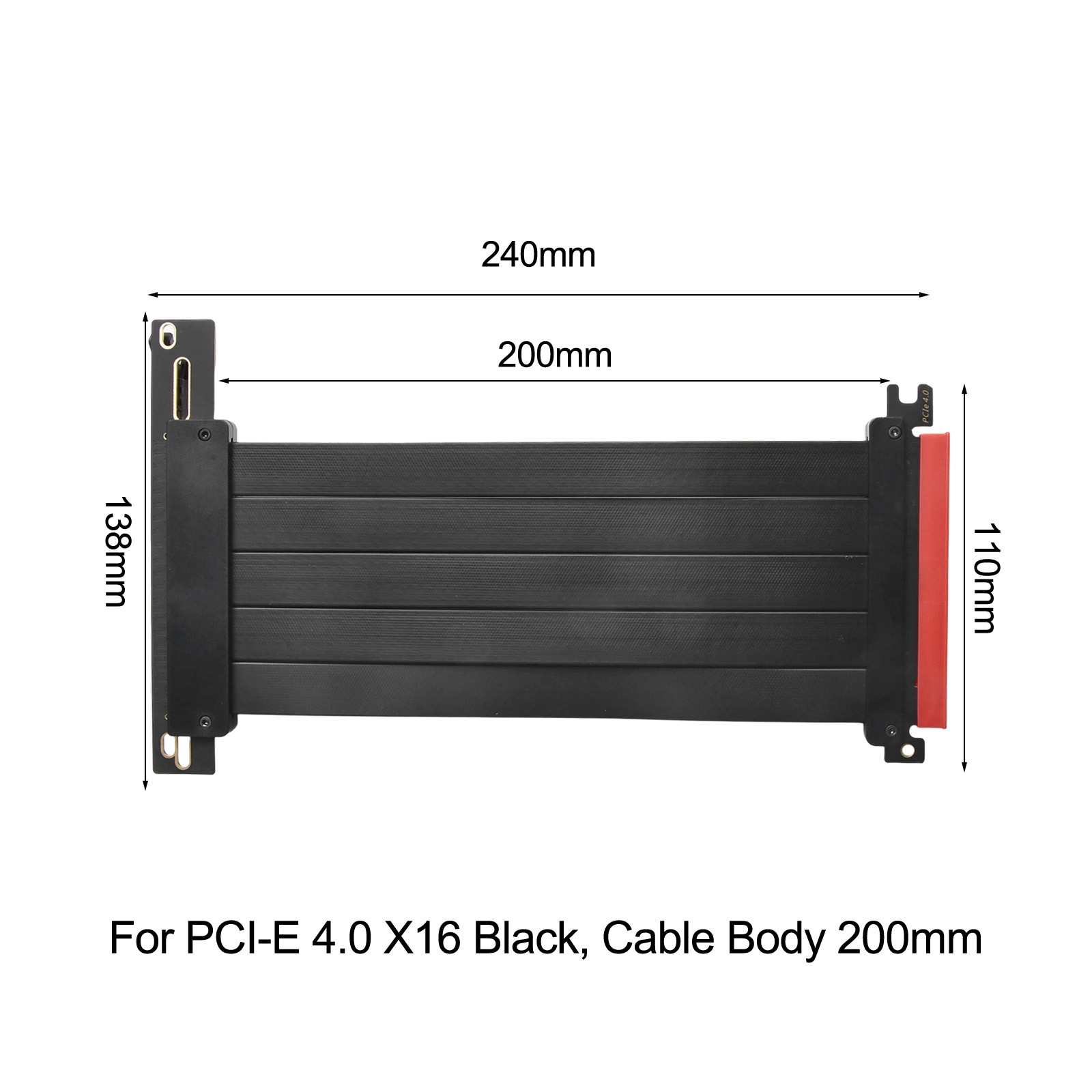 For PCIe 4.0 X16 Riser Cable 2 - đánh giá và giá Gpu Vertical Mount