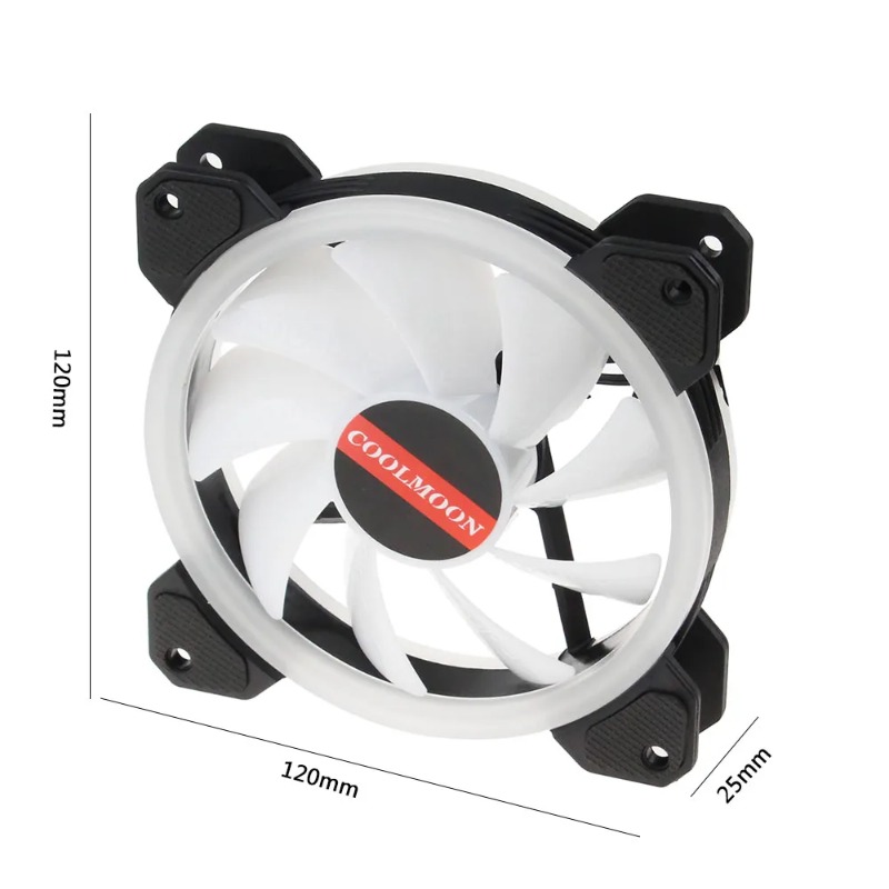 120mm RGB Quiet Adjustable PC  - đánh giá và giá Pc Gaming Rgb