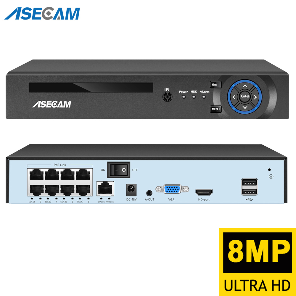 Super 8MP POE NVR Video Record - đánh giá và giá Webcam 4K