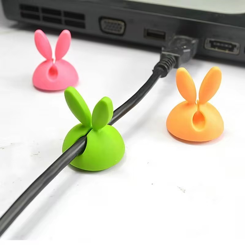 Cute Rabbit Ear Cable Manager  - đánh giá và giá Desk Cable Organizer