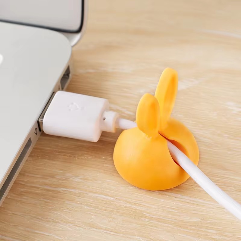 Cute Rabbit Ear Cable Manager  - đánh giá và giá Desk Cable Organizer