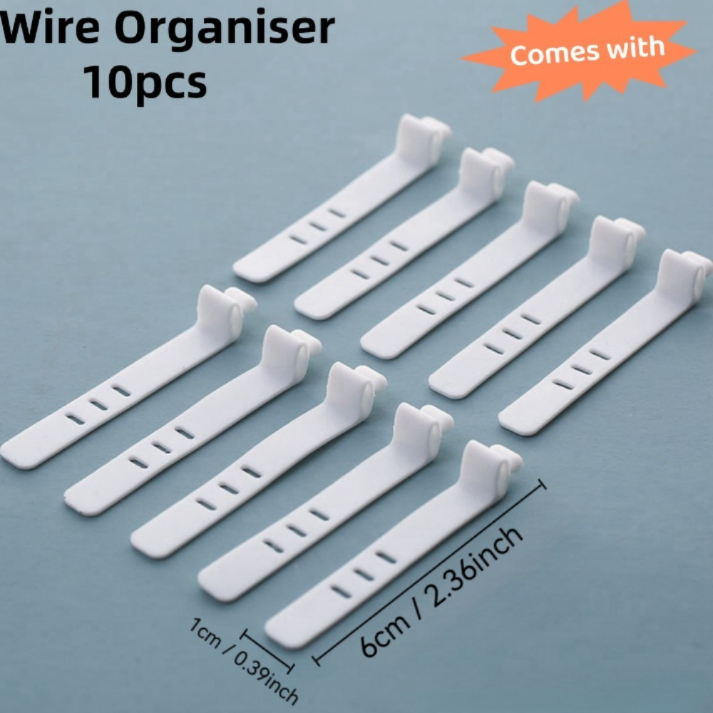 Multifunctional Cable Organize - đánh giá và giá Desk Cable Organizer