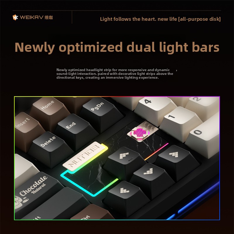 WEIKAV NUT108 Mechanical Keybo - đánh giá và giá Pc Gaming Kit
