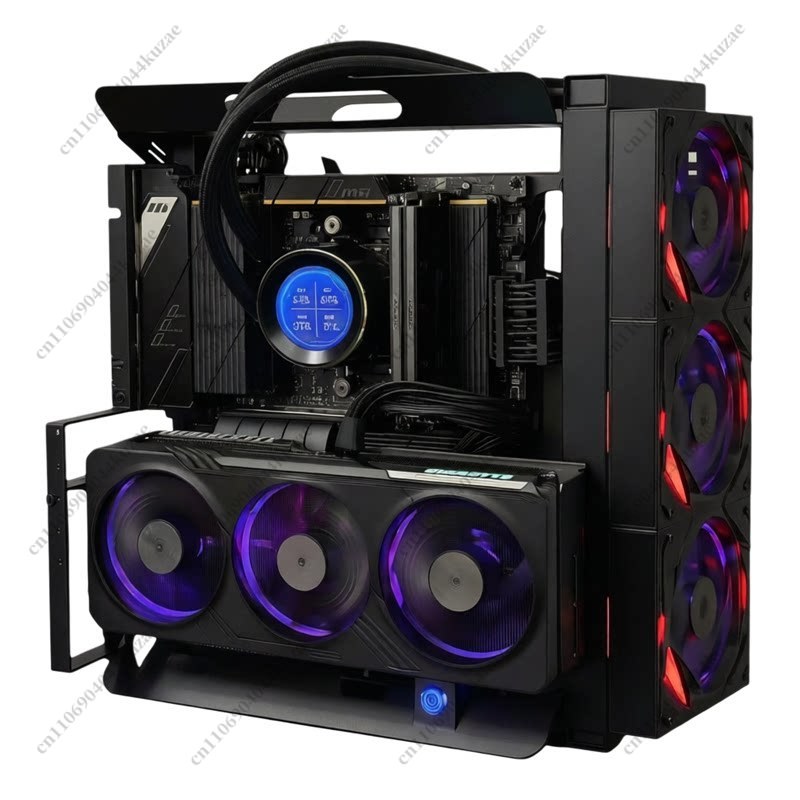 Open Frame Computer Case, Supp - đánh giá và giá Gpu Vertical Mount