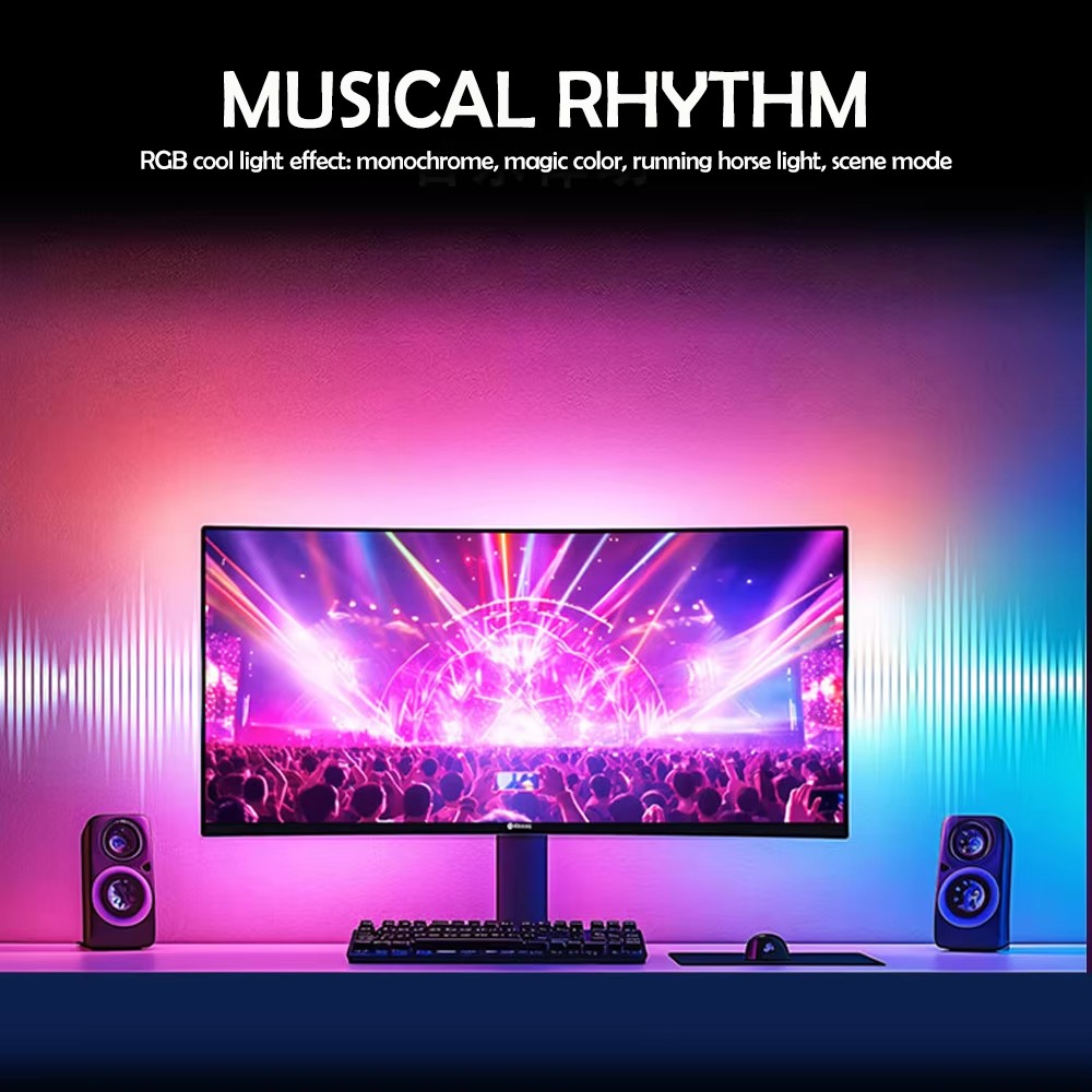 RGB Gaming Lights Strip Monito - đánh giá và giá Pc Gaming Rgb