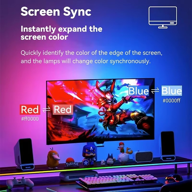 RGB Gaming Lights Strip Monito - đánh giá và giá Pc Gaming Rgb