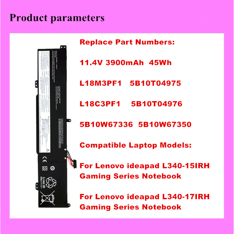 L18M3PF1 Laptop Battery For Le - đánh giá và giá Pc Gaming Lenovo