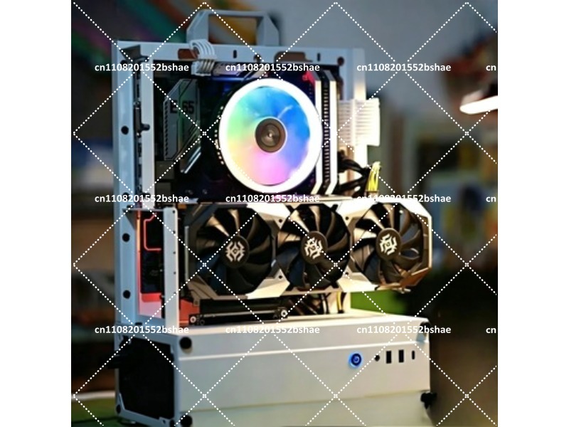 Open Air ATX/MATX PC Chassis F - đánh giá và giá Gpu Vertical Mount