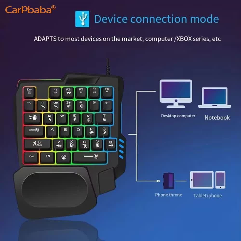 USB Single Hand One-Handed Gam - đánh giá và giá Pc Gaming Kit