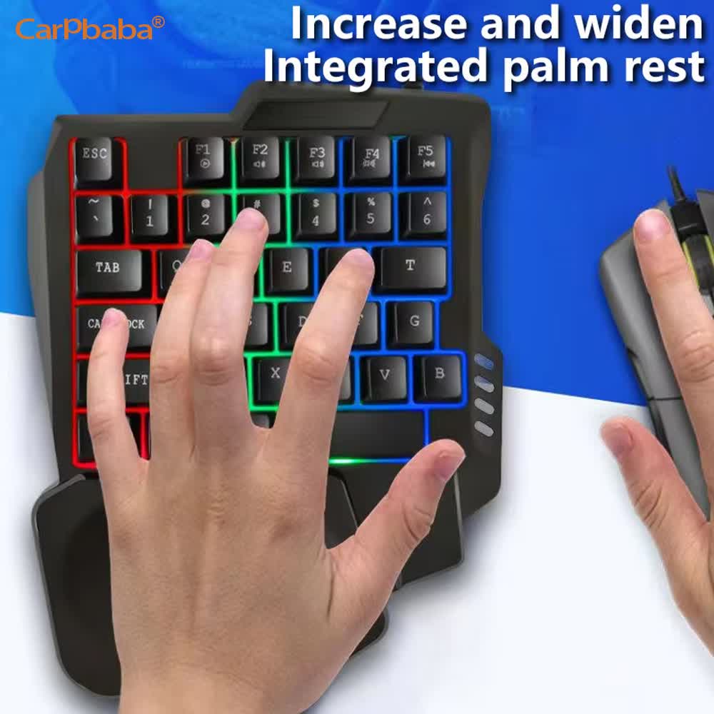 USB Single Hand One-Handed Gam - đánh giá và giá Pc Gaming Kit