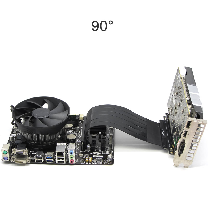 PCIe Riser Cable Graphics Card - đánh giá và giá Gpu Vertical Mount