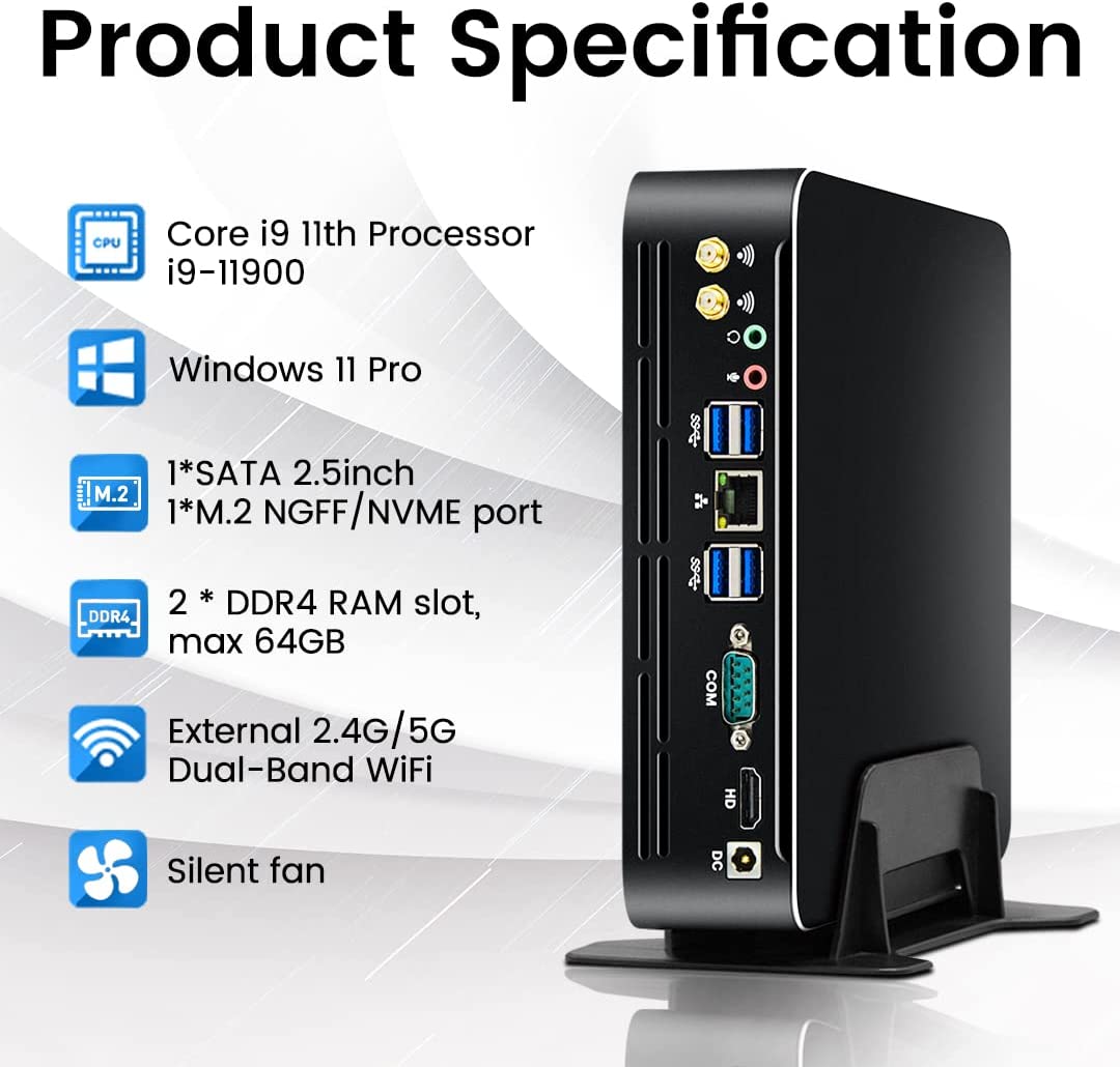 Partaker 11th Gen Intel Mini P - đánh giá và giá Pc Gaming Intel Core I7