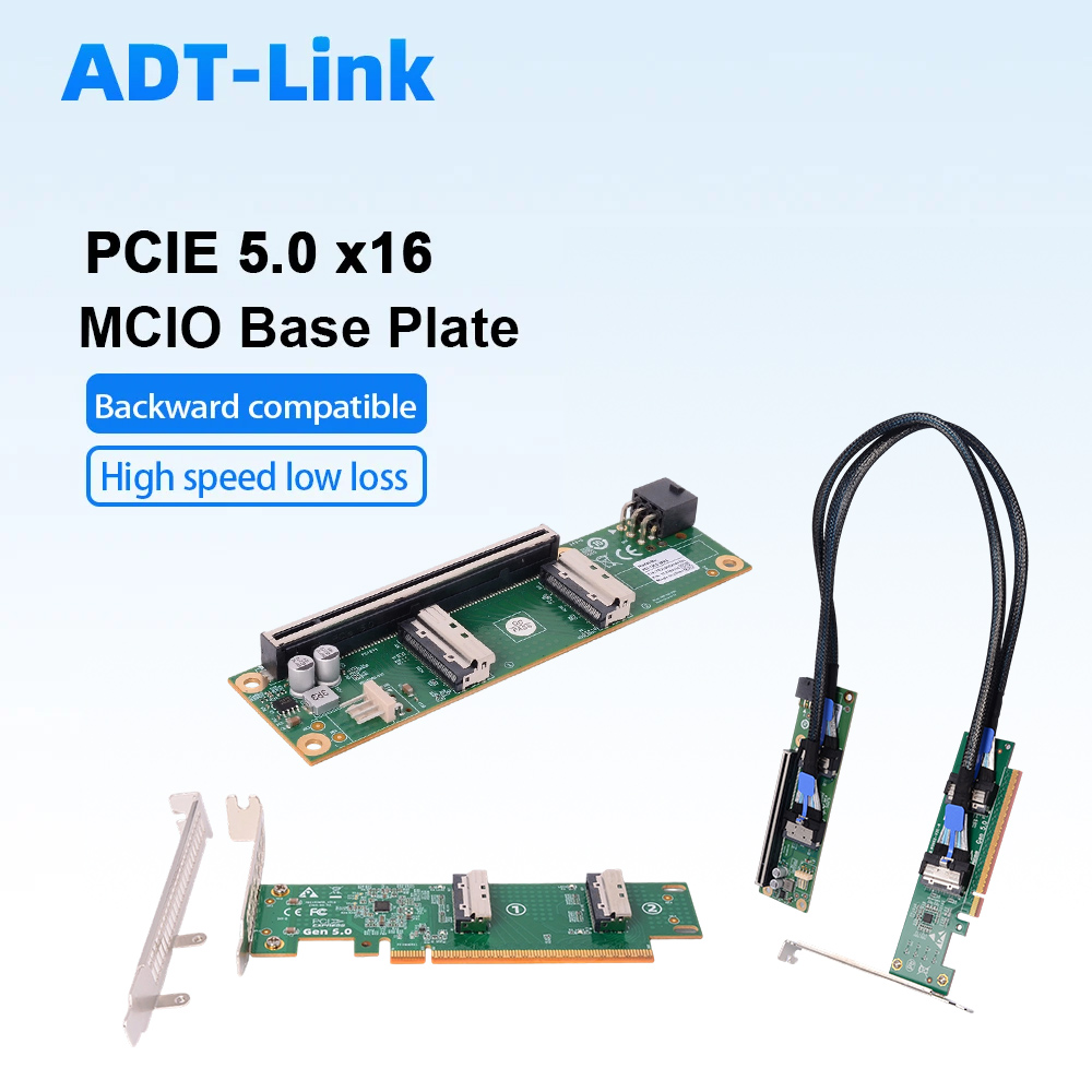 ADT-Link PCIe 5.0 X16 To MCIO  - đánh giá và giá Gpu Vertical Mount