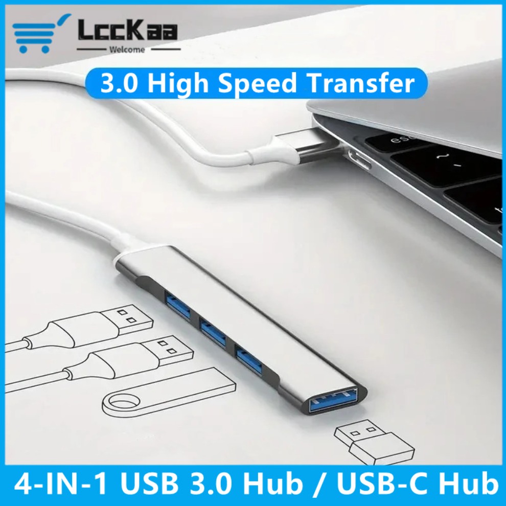 USB 3.0 Hub 4 in 1 USB Hub Hig - đánh giá và giá Usb Hub Gaming