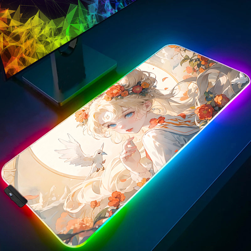 RGB Large Mouse Pad Gamer Keyb - đánh giá và giá Pc Gaming Kawaii
