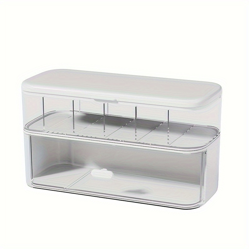 Double Layer Transparent Deskt - đánh giá và giá Desk Cable Organizer