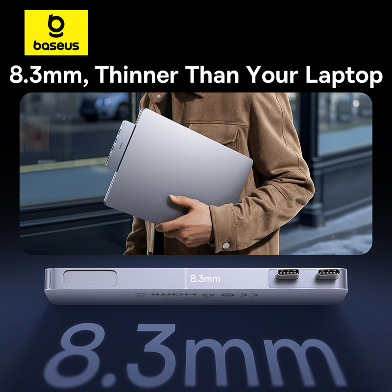 Baseus Dual USB-C Hub to HDMI- - đánh giá và giá Usb Hub Gaming