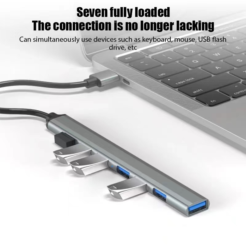 7 Ports USB 3.0 Type C HUB Exp - đánh giá và giá Usb Hub Gaming