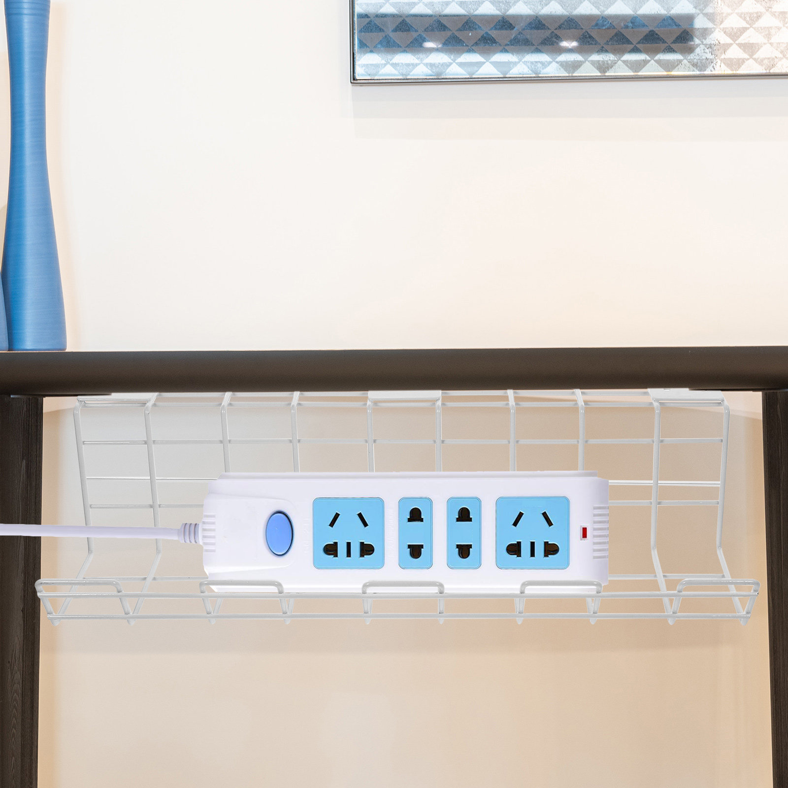 2Pcs Under Desk Cable Organize - đánh giá và giá Desk Cable Organizer