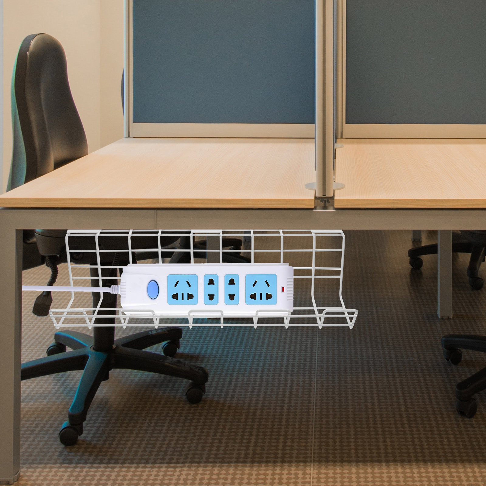 2Pcs Under Desk Cable Organize - đánh giá và giá Desk Cable Organizer