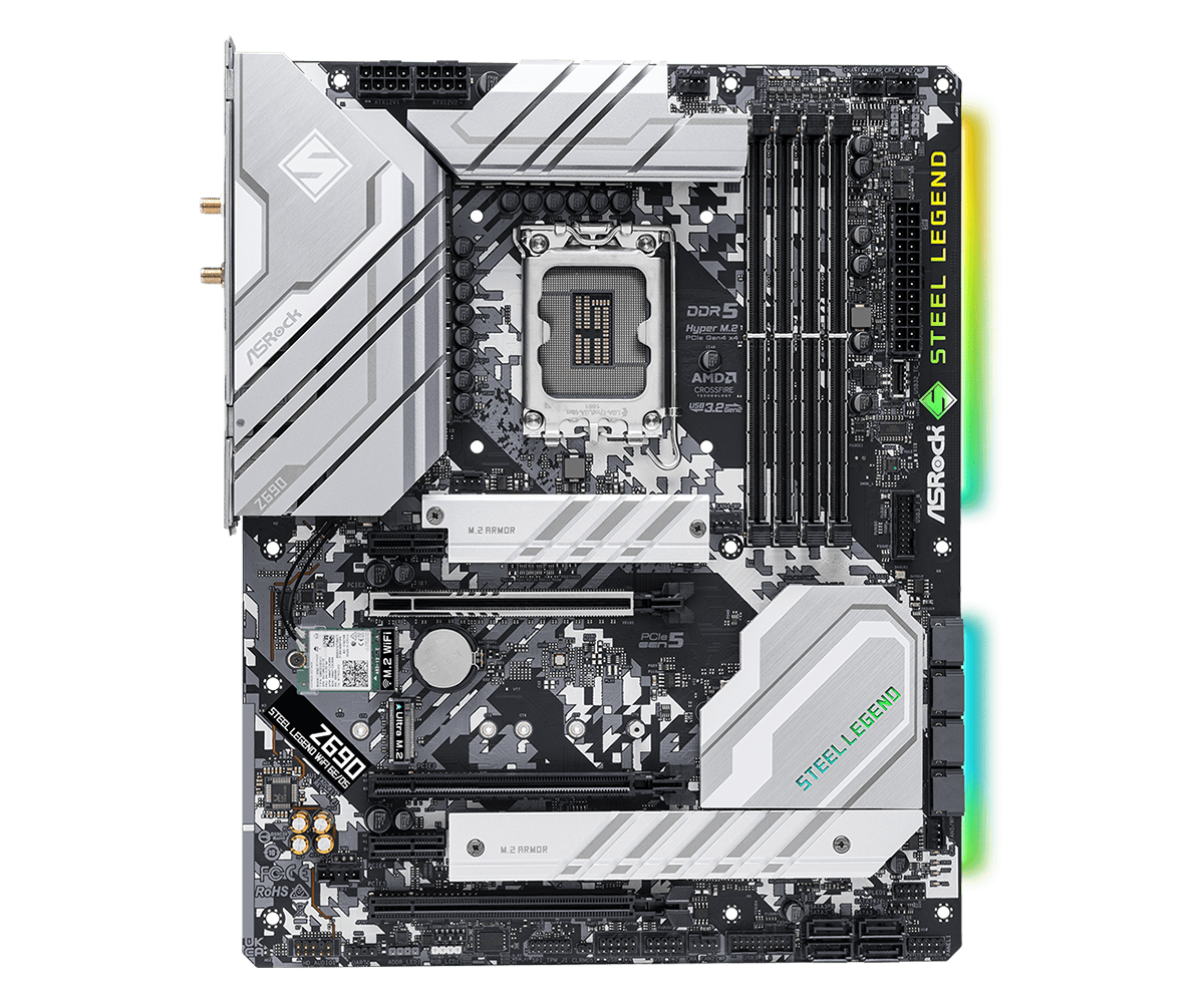 Z690 LGA1700 Motherboard ASROC - đánh giá và giá Pc Gaming I7