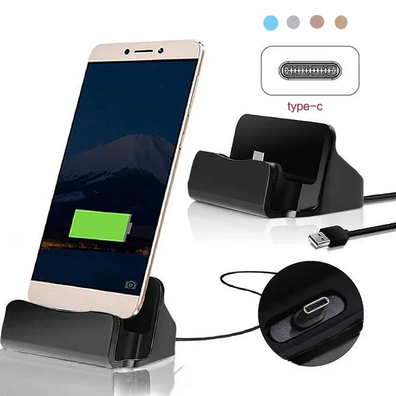 Type C USB Dock Charger Phone  - đánh giá và giá Desk Cable Organizer