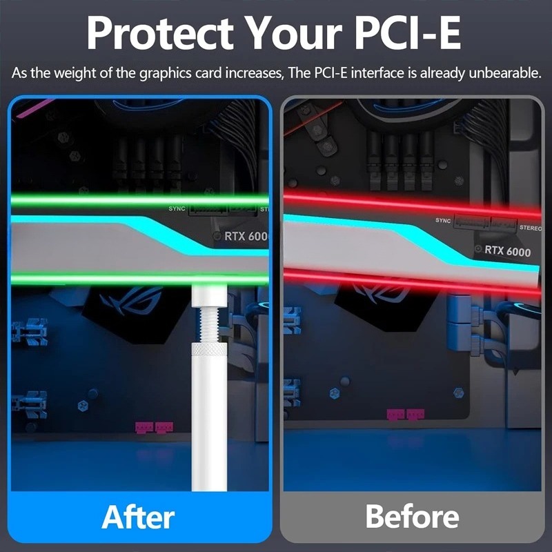 Aluminum GPU Anti Sag Bracket, - đánh giá và giá Pc Gaming Kit