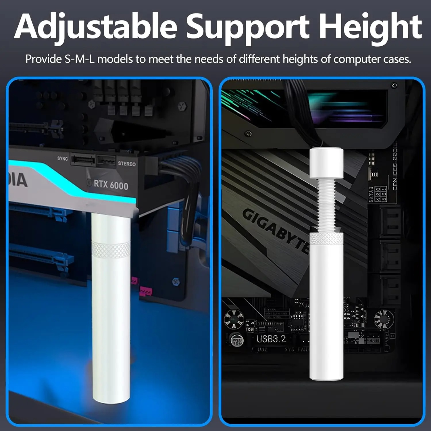 Aluminum GPU Anti Sag Bracket, - đánh giá và giá Pc Gaming Kit